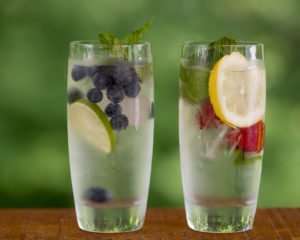 infused water makes a delicious and healthy summer drink.